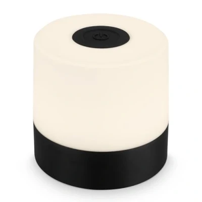 Obrázek BRILONER Mini LED stolní lampa bezdrátová, stmívatelná na noční stolek, Touch, psací stůl, lampička čtení, venkovní a vnitřní, USB C, kempingová lampa, teplé bílé