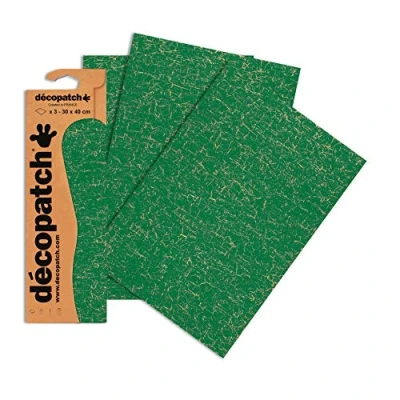 Obrázek Decopatch Papír č. 445 (zelený, 395 x 298 mm) balení 3 ks