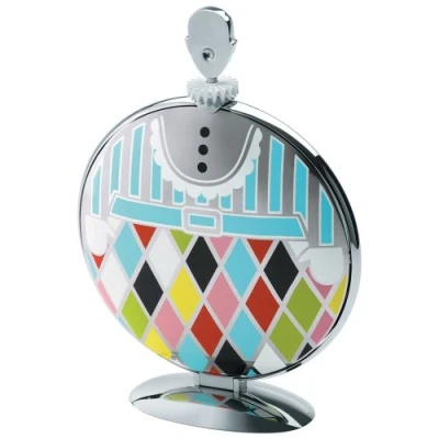 Obrázek Alessi Fatman MW08 etažér skládací, nerezová ocel, stříbrný, 24 x 39 cm, jednotky, 1. 0