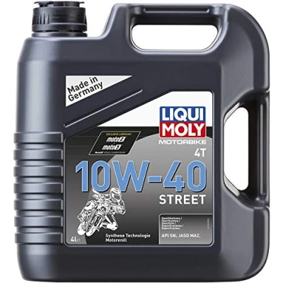 Obrázek LIQUI MOLY Motorbike 4T 10W 40 Street 4 L Motocykl 4taktní olej výr. č.: 1243