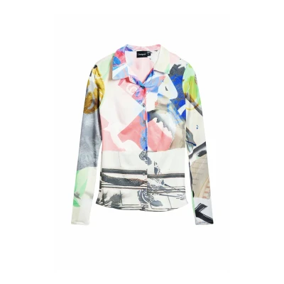 Obrázek Desigual Collage Buttoned Košile multicoloured, Ženy, Velikost: XXS, Multi coloured
