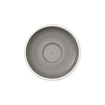 Obrázek Villeroy und Boch Manufacture Gris podšálek, 16 cm, prémiový porcelán, šedý