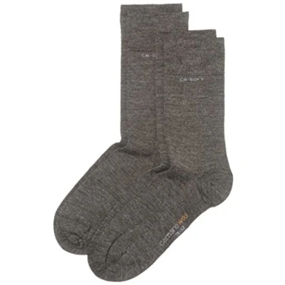 Obrázek Camano Unisex ponožky pro dospělé, balení 2 ks, 3242, Šedá (Grey 03)