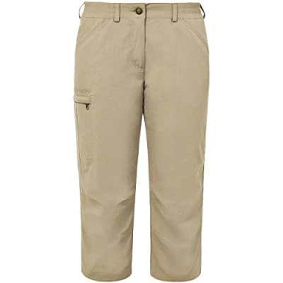 Obrázek VAUDE Dámské kalhoty Farley Capri Pants Iv, Šedá, 44