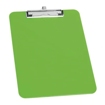 Obrázek Wedo 576611 klipová deska A4, držák na tužky, závěsné očko, kovová svorka 32, 9 x 22, 7 1,5 cm, polystyren, světle zelená