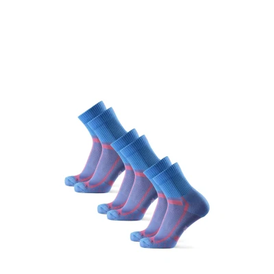 Obrázek Danish Endurance LONG Distance Running 3 PACK Sportovní ponožky, Velikost: 39 42, Light blue/orange