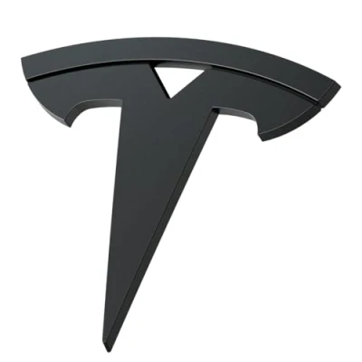 Obrázek Spigen Tesla Model 3 Highland 2024 přední emblém logo nálepka, perfektní přizpůsobení a kryt, jednoduchá instalace, kompatibilní s příslušenstvím černá