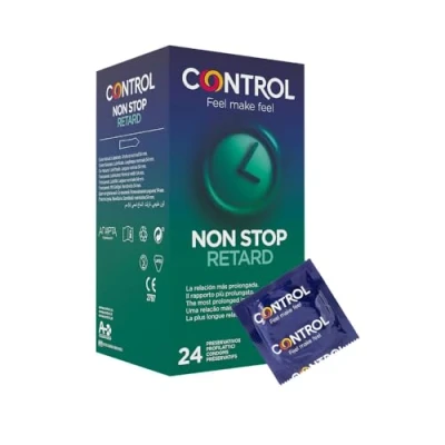 Obrázek CONTROL RETARD kondomy z přírodního latexu se zpožděným účinkem 24 kusů.