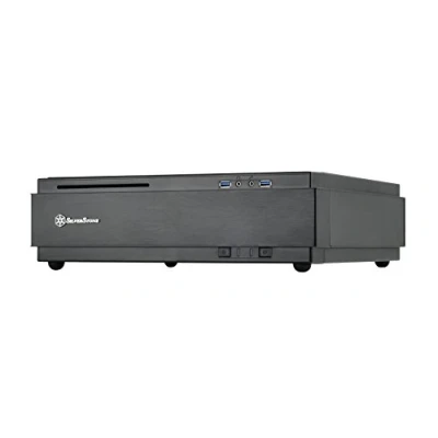 Obrázek SilverStone SST ML07B Milo Mini ITX úzký HTPC Desktop kryt, černý