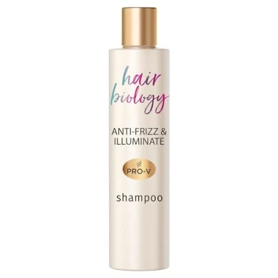 Obrázek Hair Biology Šampon, proti krepatění a iluminát, 250 ml, pro nepoddajné nebo suché barvené vlasy, menopauzu, péči o vlasy