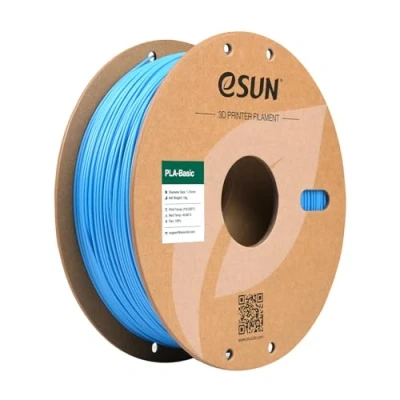 Obrázek eSUN PLA Filament 1,75 mm, Basic vlákno pro 3D tiskárny Přesnost rozměrů +/ 0,03 cívka 1 kg (2,2 LBS) Super Speedy struna tiskárny, světle modrá