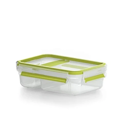 Obrázek Svačinová krabička Clip &amp; Go Box od Emsa, plast, Zelená, 19.5 x 13.5 5.8 cm