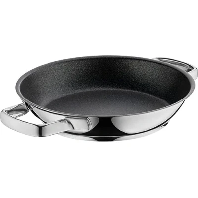 Obrázek WMF Permadur Advance servírovací / pánev na smažení 24 cm, nerezová pánev, ocel Cromargan, vhodná do trouby