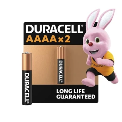 Obrázek Duracell Specialty alkalická baterie AAAA 1,5 V, balení po 2 ks (LR8D425) pro použití v digitálních tužkách, lékařských zařízeních a čelních lampách