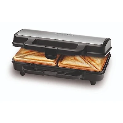 Obrázek ProfiCook PC ST 1092 Sandwichtaster, extra velké sendvičové panely pro americké XXL toastové plátky, nerezová ocelová vložka, non stick povlak, 2 světla