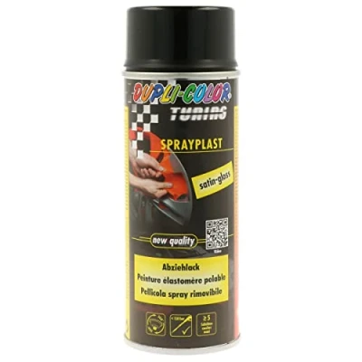 Obrázek DUPLI COLOR 388040 Sprejový plast černý hedvábně lesklý 400 ml
