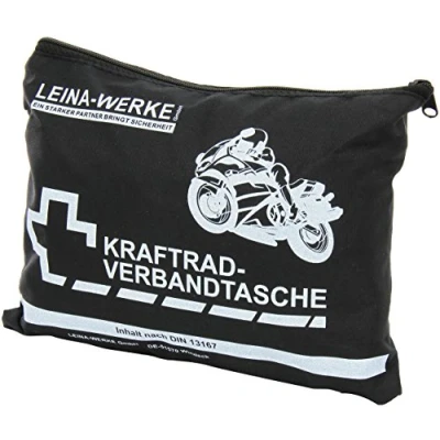 Obrázek Leina Werke 17003 motocyklová lékárnička typ I bez suchého zipu, 1barevně tříděné, barevné tříděné/1barevný tisk