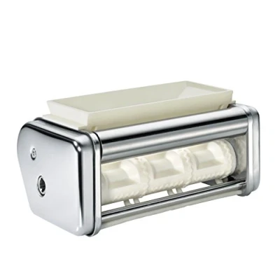 Obrázek Küchenprofi Nástavec na ravioli PASTACASA, nerezová ocel &amp; plast, formička s klikou, šířka pasty 45 x mm, pro elektrickou pastu (VITALE 150 motorem), stroj