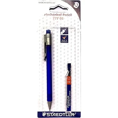 Obrázek Staedtler 7775BKD25DA mechanická verzatilka Graphite A 1 ST Feinminen dóza (HB) plněno B Minen, průměr tuhy 0,5 mm, barva rukojeti: Oranžová, blistr karta