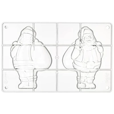 Obrázek DECORA New Model 0050112 Profi SCHOKOLADENFORM FÜR Nikolaus 99 X 150 MM 275 175 22 MM, Polykarbonat, durchsichtig, Grande