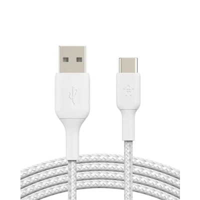 Obrázek Belkin Boost Charge USB C Braided Kabel 1 metr Bílý