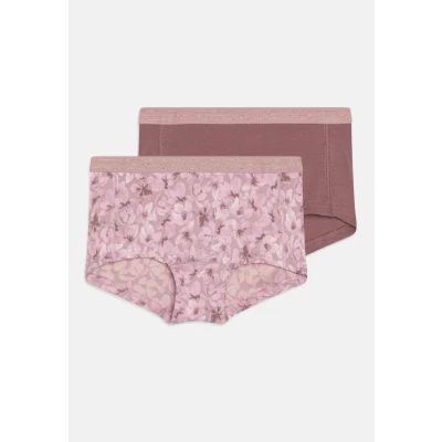 Obrázek Name it Nkfhipster Flower 2 PACK Boxerky pro děti, Velikost: 158/164, Mauve shadows