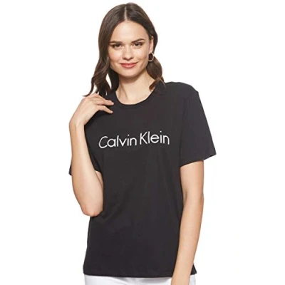 Obrázek Calvin Klein Underwear Comfort Pyžamový top, Ženy, Velikost: Large, Black/white