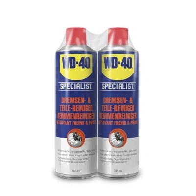 Obrázek WD 40 Specialist Čistič brzd a dílů (2 x 500 ml) sprej