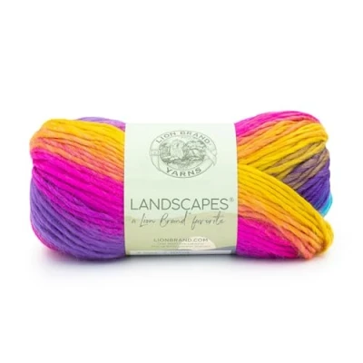 Obrázek Lion Brand Yarn (1 Skein 545 201 Landscapes Yarn, Boardwalk Landschaften, Broadwalk, sonstiges, 10.25 x 19.78 cm, 100