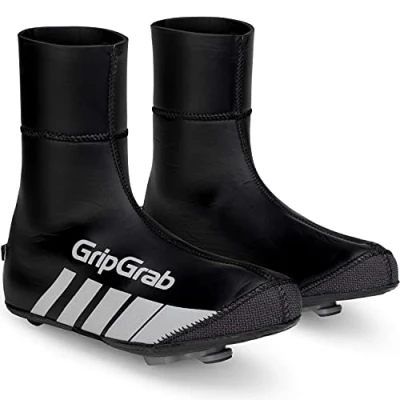 Obrázek GripGrab RaceThermo zimní závodní kolo neopren návleky na boty vodotěsné teplé termo cyklistické bez zipu