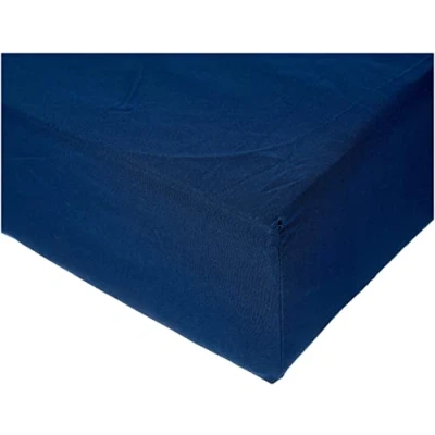 Obrázek Amazon Basics Napínací prostěradlo, mikrovlákno, námořnická modrá, 150 x 200 30 cm