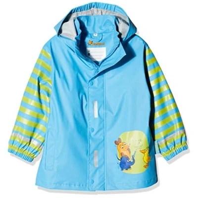Obrázek Playshoes Unisex dětská nepromokavá větrovka a pláštěnka oděv do deště, Modrá myš