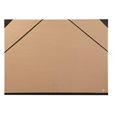 Obrázek Clairefontaine 44400C kreslicí desky síla s gumou na hřbetu 30 mm, vnitřní: 50 x 70 cm, vnější: 52 72 hnědé