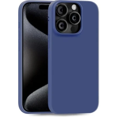 Obrázek MyGadget pouzdro kompatibilní s iPhone 15 Pro robustní Silikonové ochranné TPU Case Slim Back Cover Ultra odolné proti poškrábání na mobil matné tmavě modré