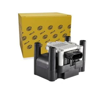 Obrázek HELLA 5DA 358 000 171 zapalovací cívka 12 V 4pólová bloková šroubovaná, černá