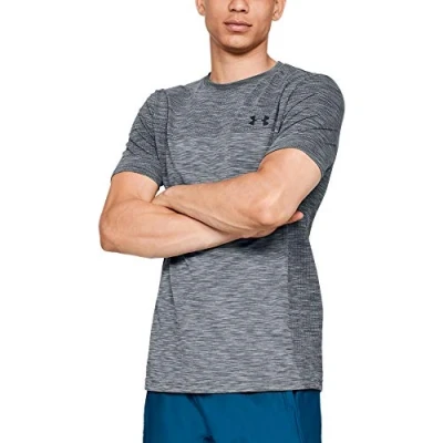 Obrázek Under Armour Pánské sportovní tričko Vanish Seamless Short Sleeve těsně přiléhající tričko, krátké a rychleschnoucí tréninkové Šedá, m