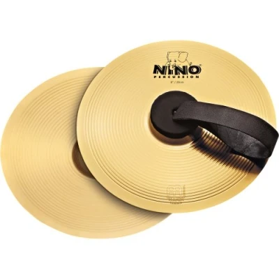 Obrázek NINO Percussion BR20 činely pár 20,3 cm (8 palců) mosaz slitina