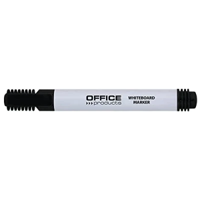 Obrázek OFFICE PRODUCTS popisovač na bílou tabuli Basic/kulatý hrot 1 3 mm šířka čáry / černý lze setřít za sucha netoxický inkoust bázi alkoholu bez xsylenu a toluenu kus