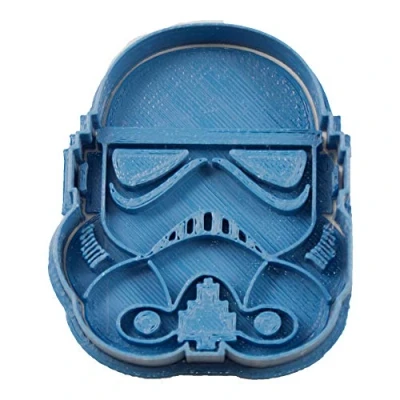 Obrázek Cuticuter Star Wars Stormtrooper Ausstechform, Kunststoff, blau, 8x7x1.5 cm