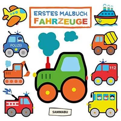 Obrázek Erstes Malbuch Fahrzeuge: ab 1 Jahr