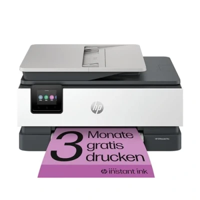 Obrázek HP OfficeJet Pro 8122e multifunkční tiskárna, 30 Cashback, 3 měsíce zdarma tisk s Instant Ink, HP+, skener, kopírka, fax, WLAN, LAN, Duplex, ePrint, Airprint, bazalta