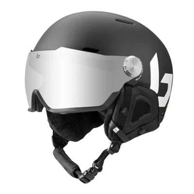 Obrázek bollé MIGHT VISOR Black Matte L 59 62cm Brown Gun Kat 2, lyžařská helma, Medium, Unisex dospělí
