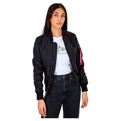 Obrázek Alpha Industries MA1 TT WMN Bomber bunda, Ženy, Velikost: Small, Black