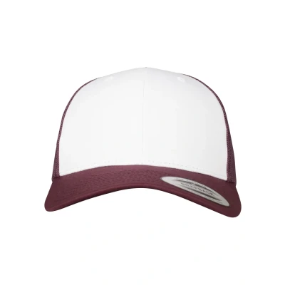 Obrázek Flexfit Retro Trucker Kšiltovka, Velikost: One Size, Maroon/white