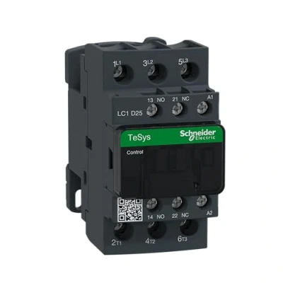 Obrázek Schneider Electric LC1D25P7 výkonový stykač LC1D 3p, +1S+1Ö, 11 kW, 25 A, 400 V AC3, cívka 230 AC