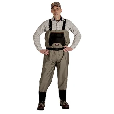Obrázek Caddis Wading Systems pánské Wathose s punčochovou nohou, prodyšné, Medium Tan