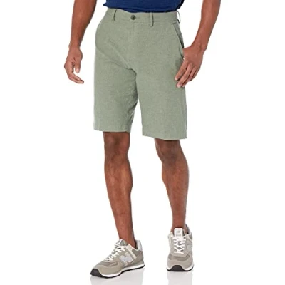 Obrázek Amazon Essentials Herren Leichte Oxford Shorts, Komfortabler Stretch, 28 cm Schrittlänge, Schmale Passform (Früher Goodthreads), Olivgrün, 36W