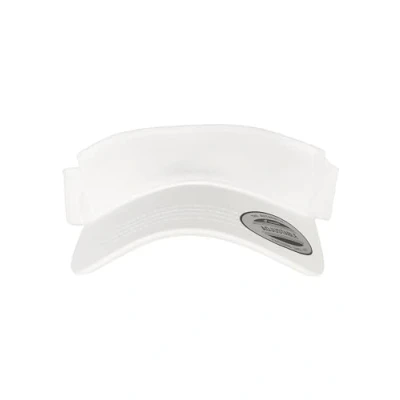 Obrázek Flexfit Unisex Visor Cap, dámská a pánská kšiltovka, k dostání v 10 barvách, jednotná velikost, bílá