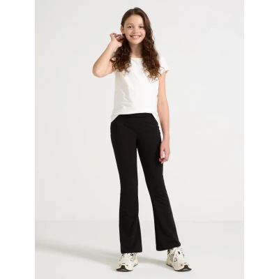 Obrázek Lindex Trousers Flare Brushed Inside Kalhoty pro děti, Velikost: 164, Black