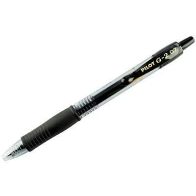 Obrázek Pilot G207 gelové pero (tisková mechanika, 0,7 mm) 12 kusů černé